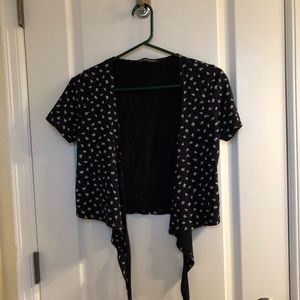 Brandy Melville Tie front top